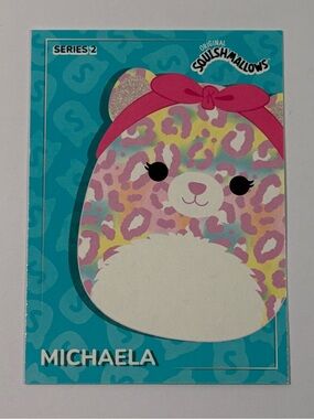 🐆 [5/$10] 2025 PANINI SQUISHMALLOWS SERIES 2 MICHAELA TRADING CARD #62 BASE 🐆